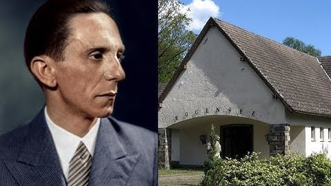 Daktaro Goebbelso užmiršta vila – paskutiniai nepažeisti nacių lyderių namai
