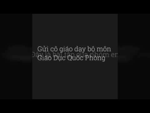 Video (GDQP 10) Team 4 lớp 10TN1: Bài thực hành đội hình đội... - youtube