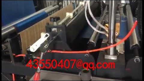 Fully automatic drawstring garbage bag making machine