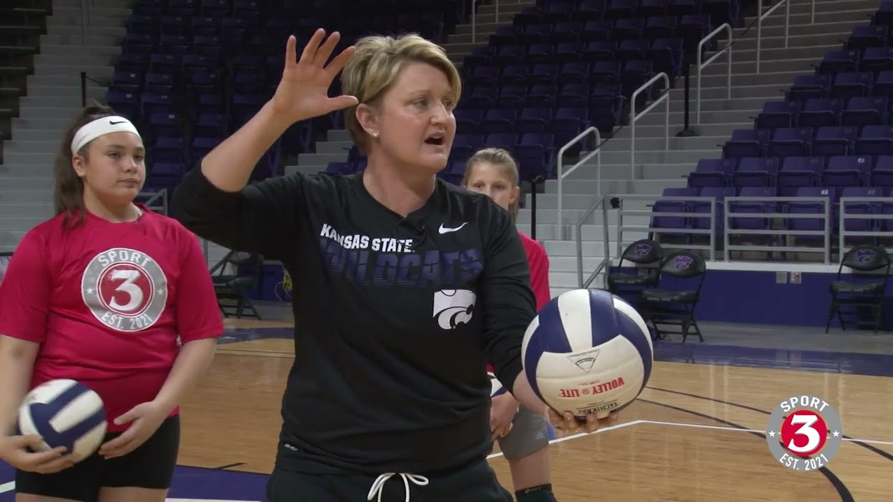 Volleyball  Serving Tossing the Ball--Coach Suzie Fritz