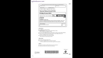 PEARSON EDEXCEL A LEVEL HISTORY PAPER 2 2023 (9HI0/2A: Depth Study Option 2A.1: Anglo-Saxon England