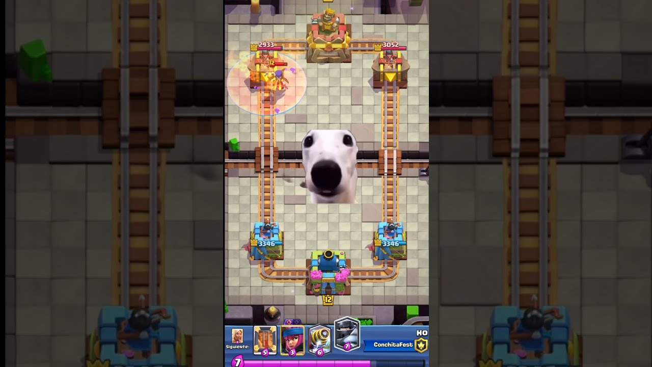 Clash Royale con memes ( mazo de chispitas) 