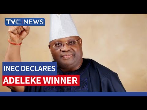 BREAKING NEWS: INEC Declares PDP's Ademola Adeleke Winner Of Osun Election
