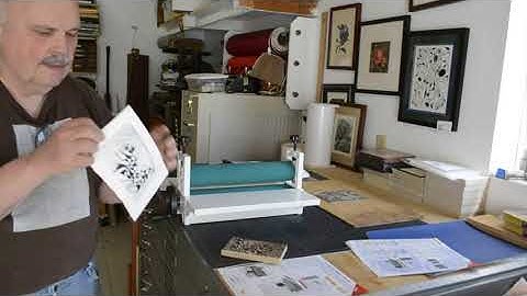 Making relief prints with a laminating machine