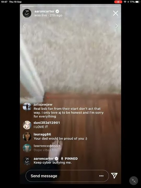 @ AArON cARTer - InstaGram-Live | IG-live | Insta-Live / INSTa | IG | InstaGram / iNSTO