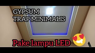 Tutorial | cara memasang panel lampu  LED untuk plafond gypsum
