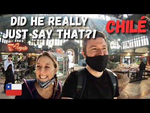 FIRST IMPRESSIONS of SANTIAGO CHILE | Plaza de Armas & Mercado Central