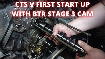 CTS V FIRST START WITH BTR STAGE 3 CAM!