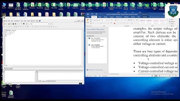 Simulating Circuits with Dependent Sources in PSpice by using Netlist