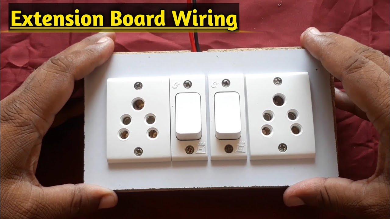 Electric Board Wiring Connection|How to make an electric extension