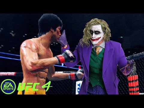 💥 UFC4 Bruce Lee vs Joker EA Sports UFC 4 - Epic Battle 💥