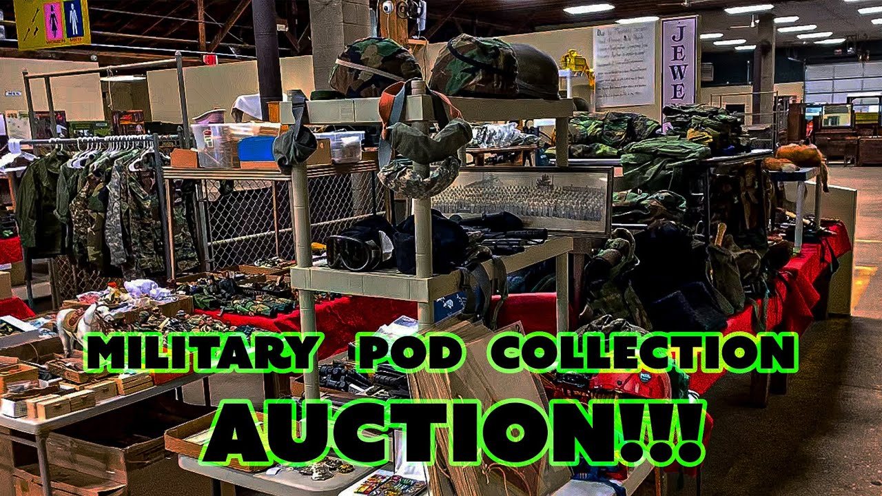 Military Pod Collection Auction!!! YouTube