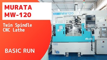 【Stock introduction】MURATA MW-120 (2005)  Twin Spindle CNC Lathe