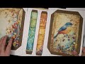 Cusp Of Winter - Junk Journal page walkthrough