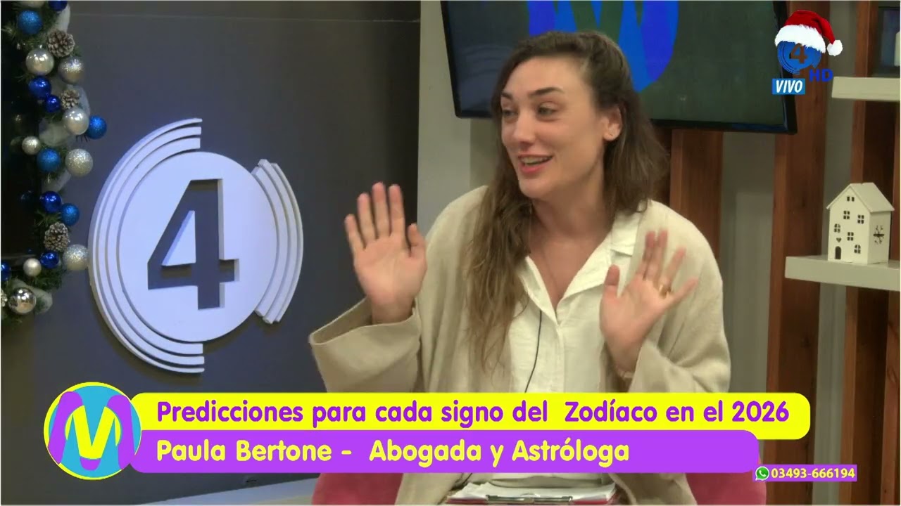 Predicciones para cada signo del Zodíaco en el 2026 | Paula Bertone