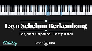 Layu Sebelum Berkembang - Tatjana Saphira, Tetty Kadi (KARAOKE PIANO - MALE KEY)