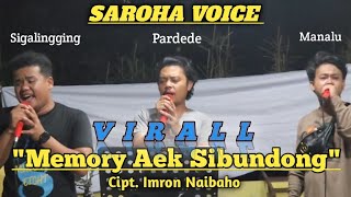 SAROHA VOICE - MEMORY AEK SIBUNDONG Cipt. Imron Naibaho || LAGU LAWAS BATAK || COVER