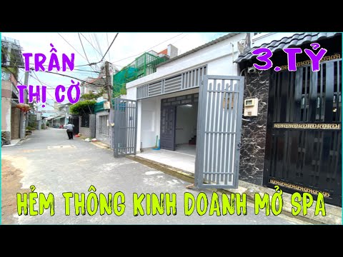 Video Bán nhà quận 12| (4,2 x 12m - nở hậu 5m) mặt tiền hẻm... - youtube