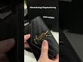 Ysl compact wallet unboxing with me 😍 soo pretty 🥰 Link on bio ♥️