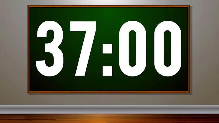 37 Minute Timer with Pop Music For Kids 🎵 Fun Timer for Classrooms, School, Home, Studying