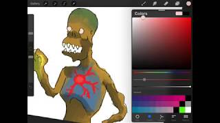 Shading with Multiply and Softlight Layers on procreate.