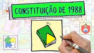 CONSTITUIÇÃO DE 1988 | Deveres do Estado e do Cidadão - Resumo Desenhado