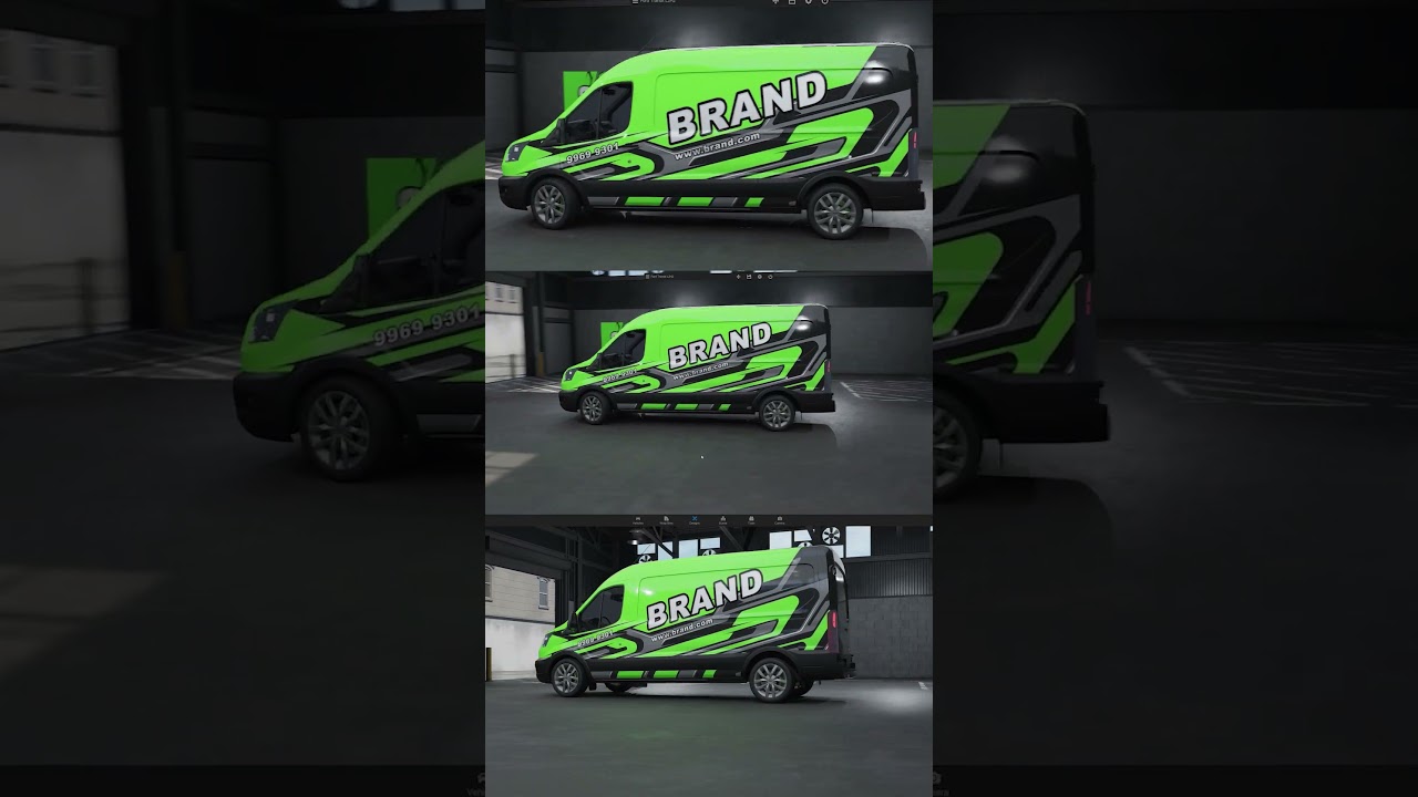 Ford Van Wrap Advertising - 3D Changer 