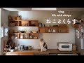 朝ごはんから始まる猫との暮らし/IKEAスワッグアレンジ/ジブリ飯/カフェ珈琲春秋KOBE【猫と暮らしのvlog】
