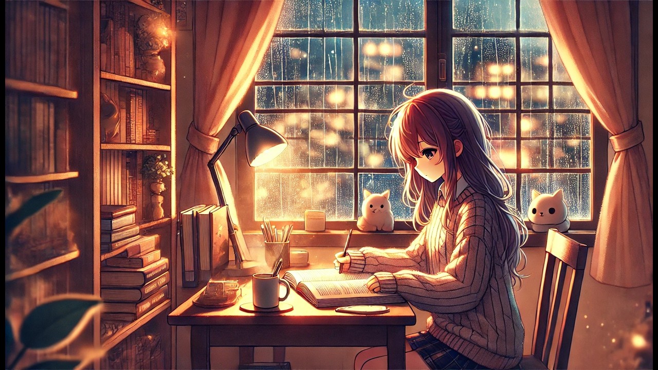 Rainy Window & Lofi Beats - Cozy Vibes