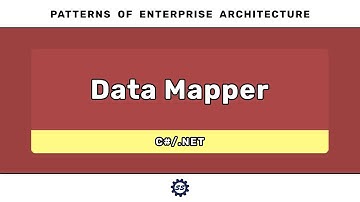 Data Mapper (C#) - PATTERNS OF ENTERPRISE ARCHITECTURE