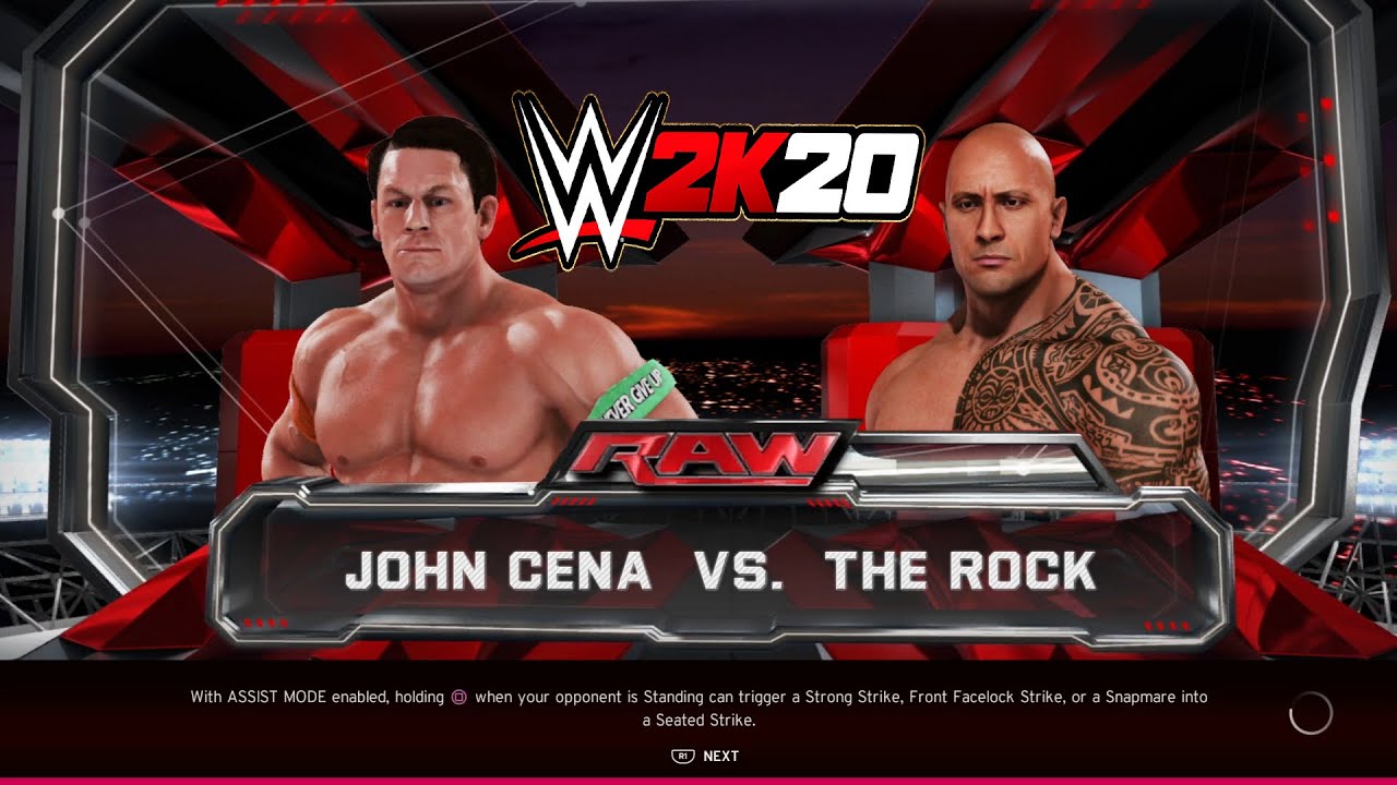 WWE 2K20 JOHN CENA VS THE ROCK EP.1 - YouTube