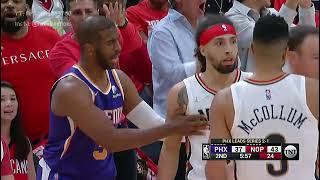 Chris Paul annoyed after getting embarrased by Alvarado 🤫