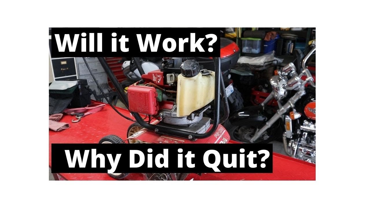 FG100 Honda Tiller Tear Down. Get it Running and Then it Won't Work