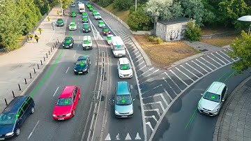 AI and Deep Learning for Urban Traffic: Object Detection and Tracking Analysis of Merging Lanes