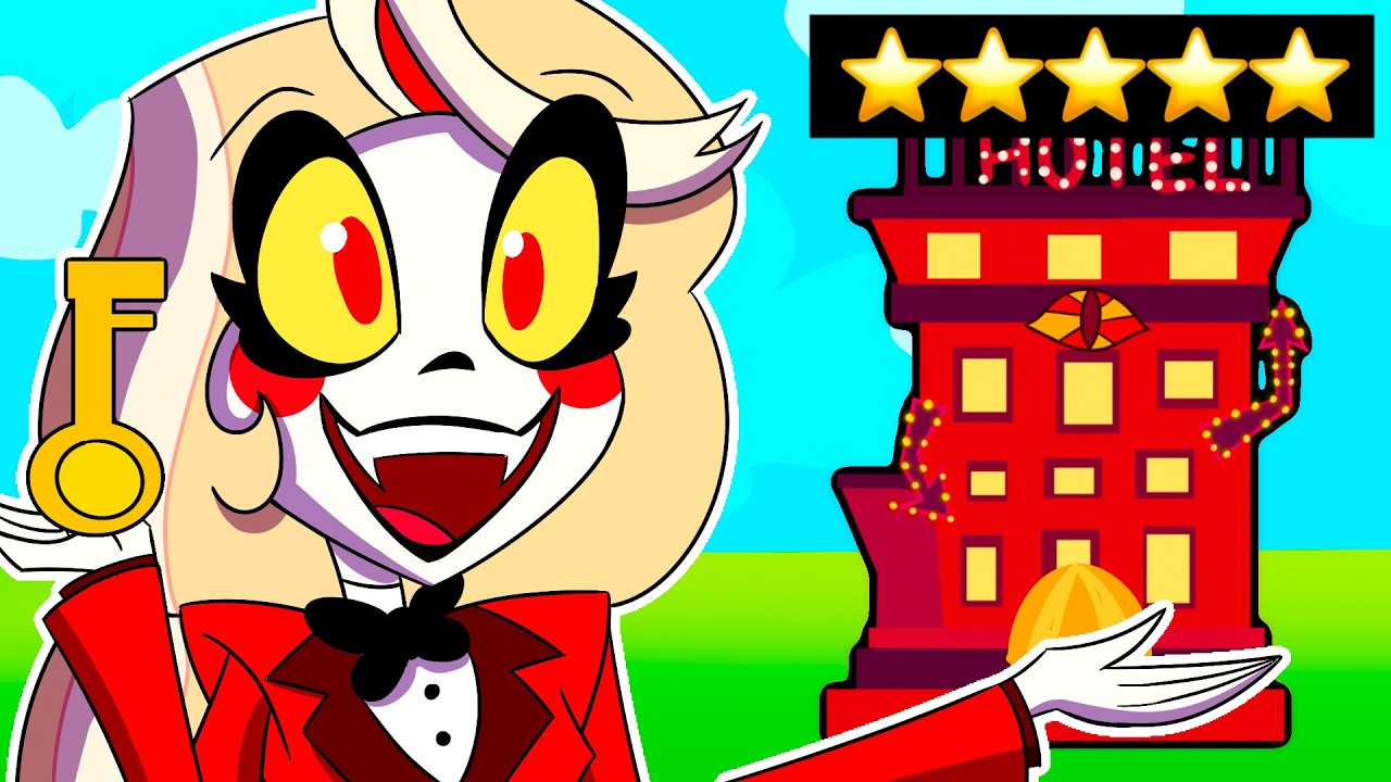 Charlie BUILDS THE HAZBIN HOTEL in Roblox