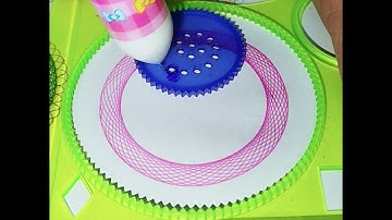 How Many Draws Rotation | spirograph Rotation ASMR Draws  #art #spirodiy #asmr #asmrartists