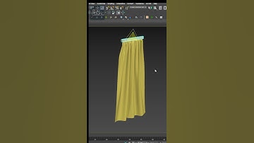 HOW TO MODEL A CURTAIN IN 3DS MAX #3dsmax #coronarender #3dvisualization #vray #3dmodeling