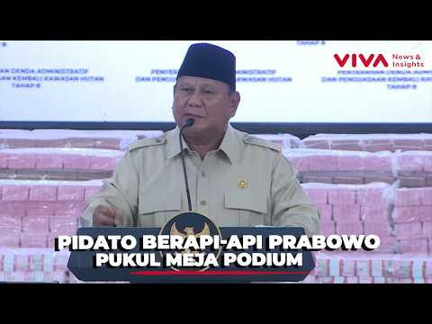 Pounding the Podium, Prabowo Ready to Die for the People