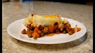 Shepherd's Pie with Lamb in Cast Iron Dish