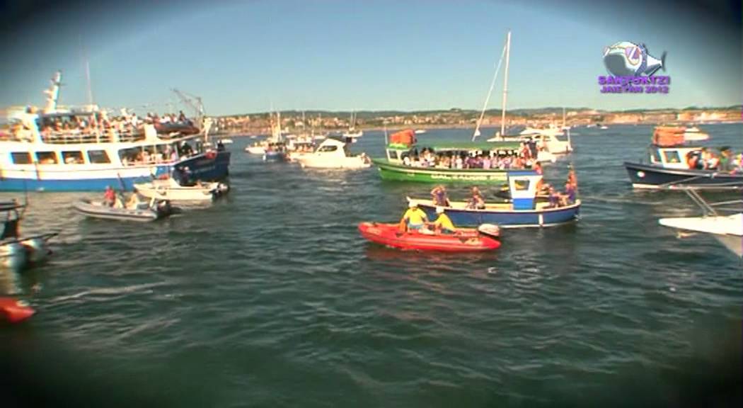 Santurtzi 2012: Procesión de La Virgen del Carmen