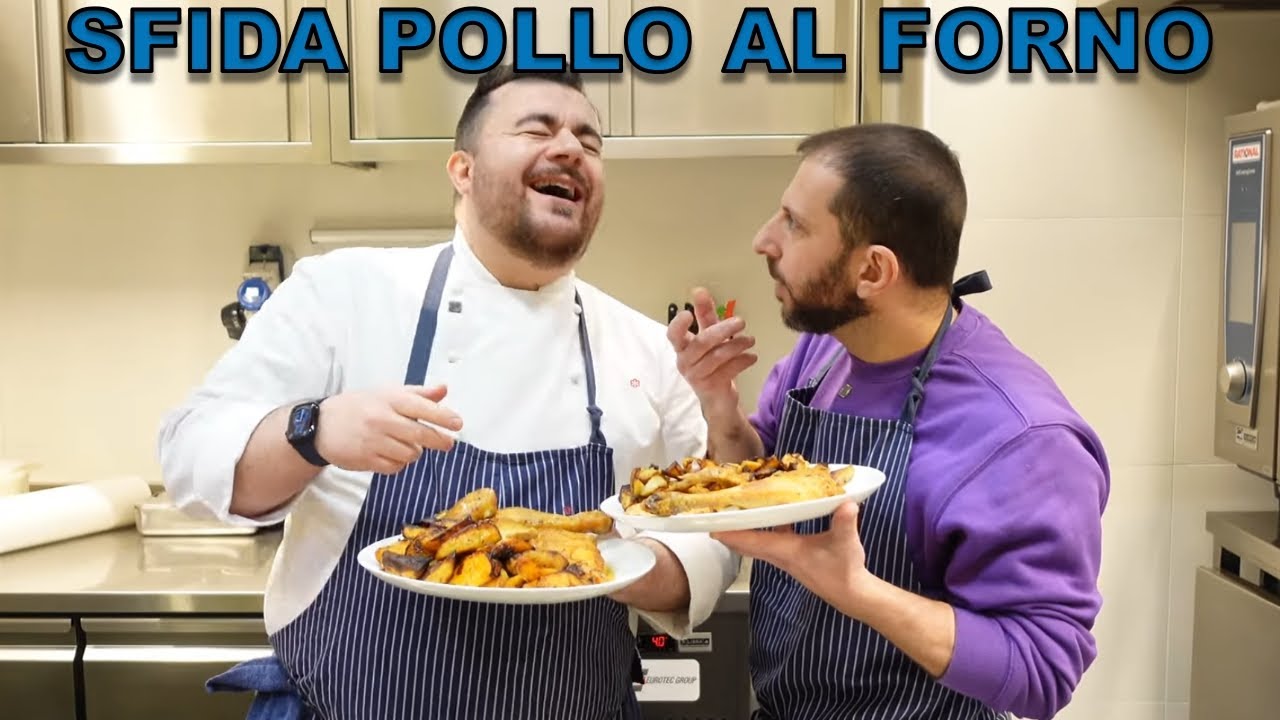 SFIDA Pollo al forno con le patate