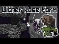 Automatic Wither Rose Farm {simple} (1,300 roses/hr) | Minecraft (CHECK description)