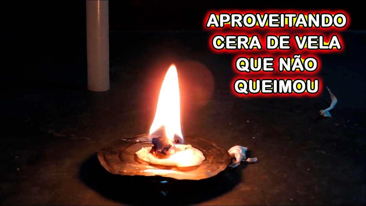 Como REAPROVEITAR CERA DE VELA que NÃO QUEIMOU - YouTube