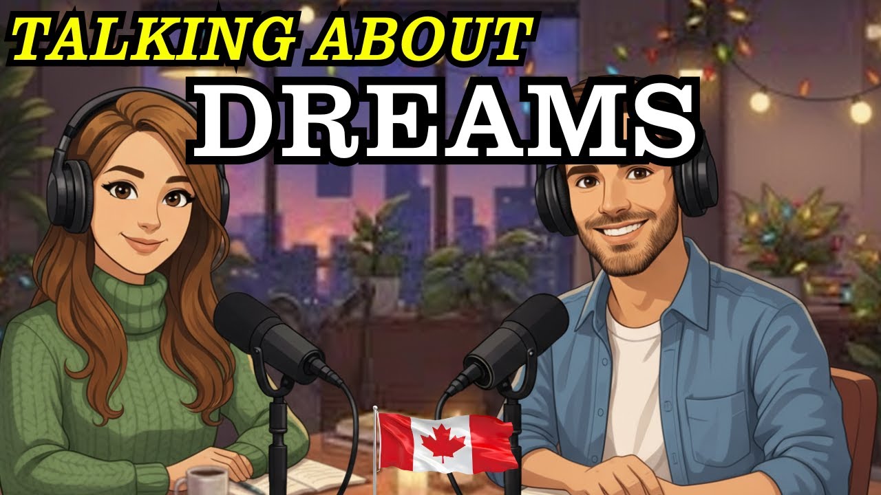 How to Talk About Your Dreams in English  English Conversation Practice