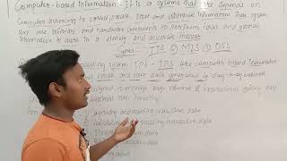 L-5//system analysis and design//computer based information systems and types//in details