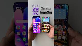 POCO X8 Pro vs Galaxy S25 🏁