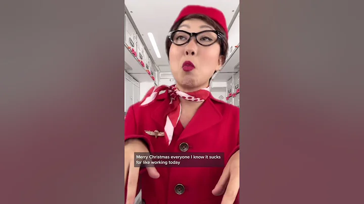 FLIGHT ATTENDANTS ON CHRISTMAS DAY 🎄🎅 🎁