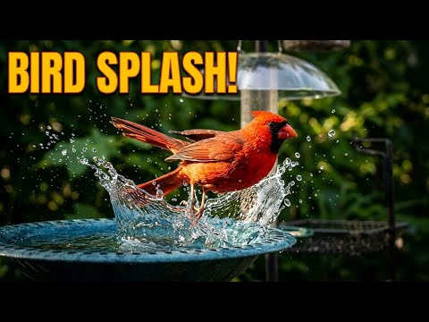 Bird Bath Wednesday: A Morning of Chirping