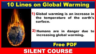 10 Lines on Global Warming In English | Few Lines About Global Warming | Global Warming 10 Lines