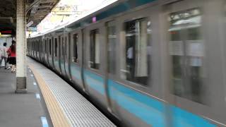 JR京浜東北線　E233系1000番台(快速)　御徒町通過①